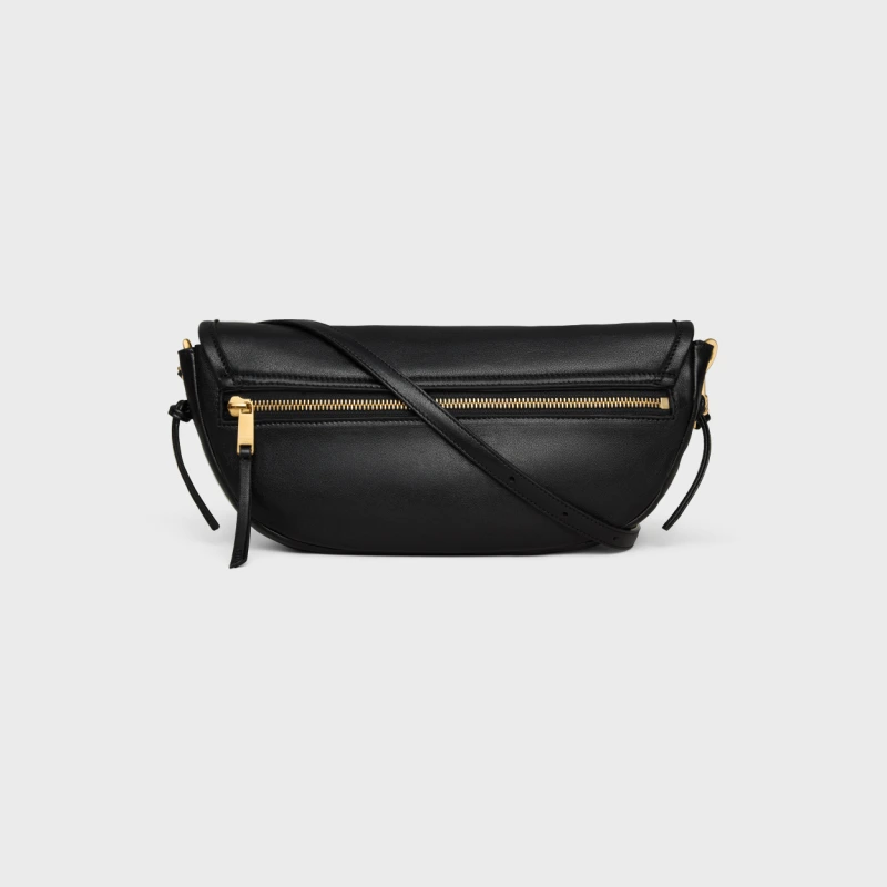 CELINE SOFT TRIOMPHE HALFMOON SMALL HANDBAG
